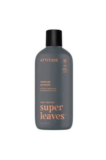 Attitude SUPER LEAVES, �el pod prysznic, dla m�czyzn 415 ml