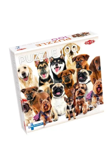 Puzzle 100 el. Group of Cute Dogs Tactic