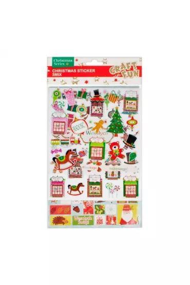 Craft with Fun Ozdoba Naklejki �wi�teczny mix