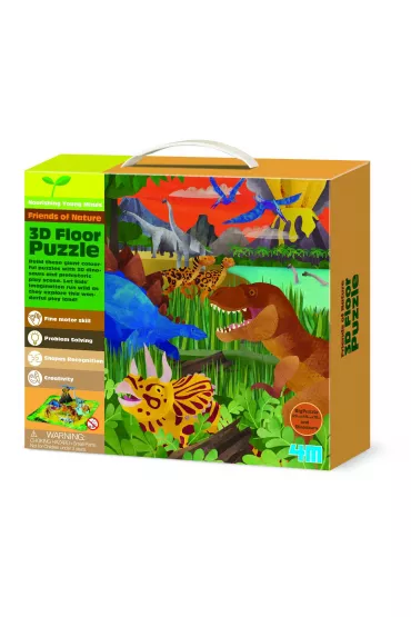 Puzzle 3D Dinozaury 4M
