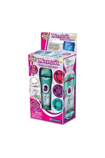 Latarka i projektor - Syrenki Brainstorm Toys