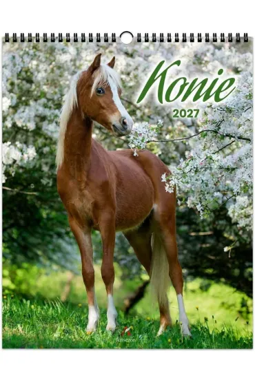 Kalendarz 2027 wieloplanszowy 34x44cm Konie
