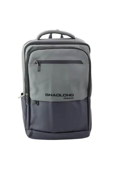 LeanToys Plecak biznesowy z USB czarno szary 16L