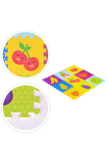 Puzzle piankowe Owoce 9 element�w Artyk