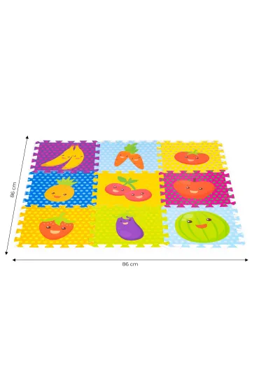 Puzzle piankowe Owoce 9 element�w Artyk