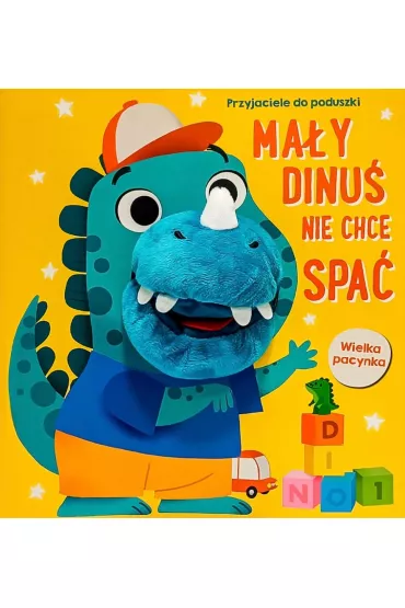 Ma�y dinu� nie chce spa�. Przyjaciele do poduszki