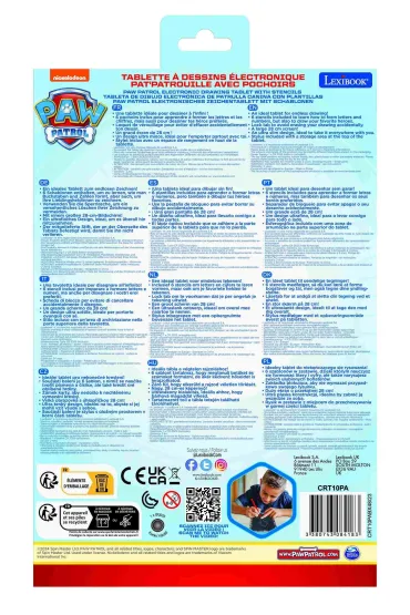 Tablet E-ink Paw Patrol Lexibook CRT10PA