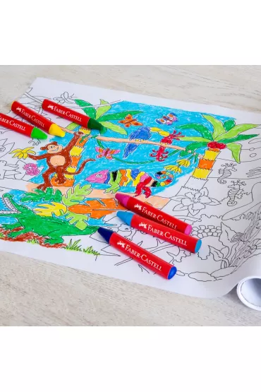 Faber-Castell Kredki �wiecowe Jumbo  w kasetce 12 szt.