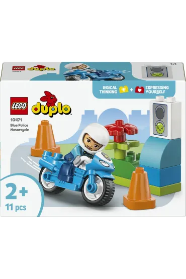 LEGO DUPLO Niebieski motocykl policyjny 10471