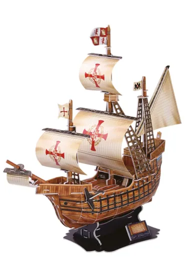 Puzzle 3D 113 el. �aglowiec Santa Maria Cubic Fun