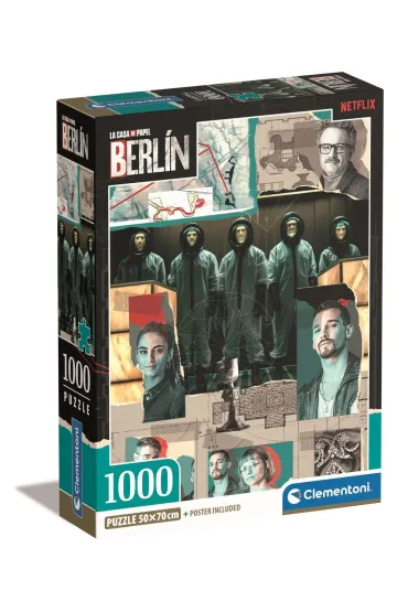 Puzzle 1000 el. Compact Netflix Berlin Clementoni