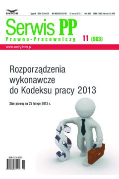 ePrasa Serwis Prawno-Pracowniczy 11/2013