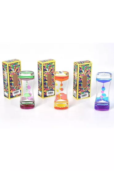 Klepsydra z p�ynnym �elem 14x5x3cm MIX Adar