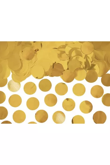 PartyDeco Konfetti k�ka z�oty 15g