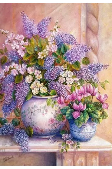 Puzzle 1500 el. Lilac Flowers Castorland