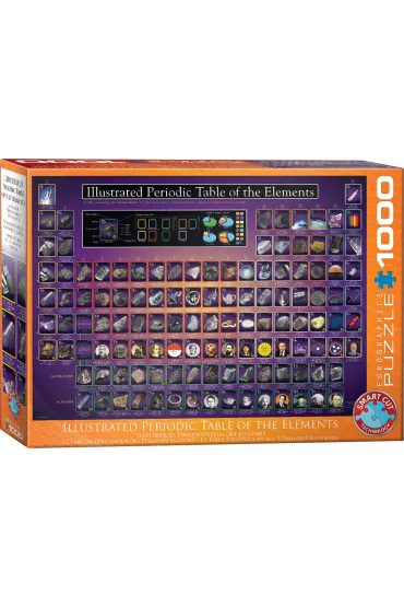 Puzzle 1000 el. Ilustrowany uk�ad pierwiastk�w Eurographics