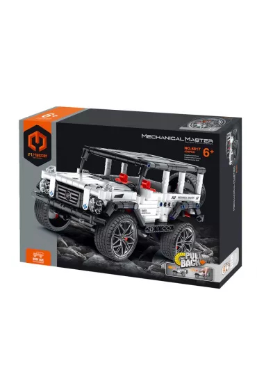 Klocki  pojazd Off Road bia�y 434 elementy