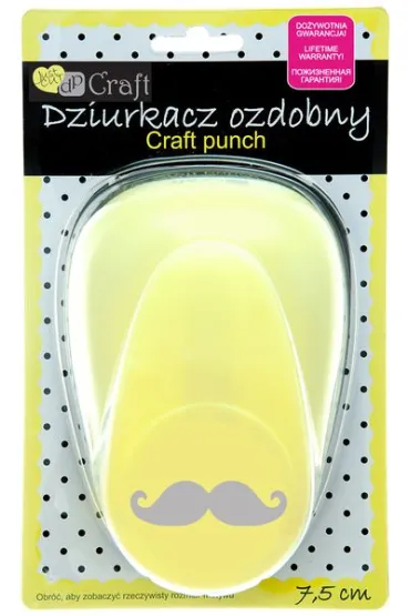 dpCraft Dziurkacz ozdobny 7,5 cm w�sy (JCDZ-130-320)