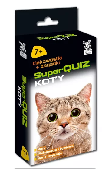 SuperQuiz. Koty. Kapitan Nauka - Ma�gorzata Biega�ska-Hendryk