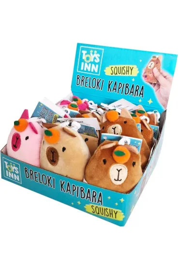 Breloki Kapibara Squishy mix
