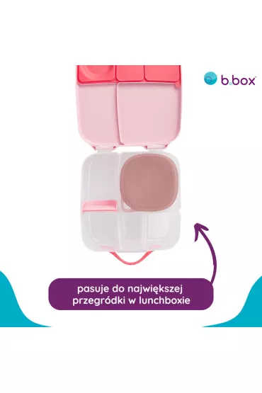 b.box Silikonowy pojemnik z pokrywk� do lunchboxa Berry