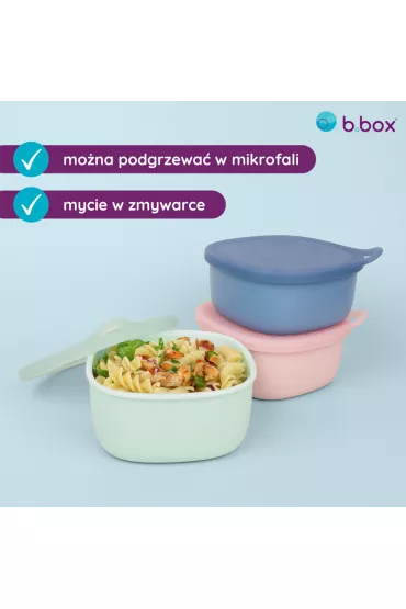 b.box Silikonowy pojemnik z pokrywk� do lunchboxa Berry