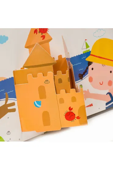 Na pla�y. Akademia M�drego Dziecka. Zabawa i przygoda. Ksi��ka pop-up
