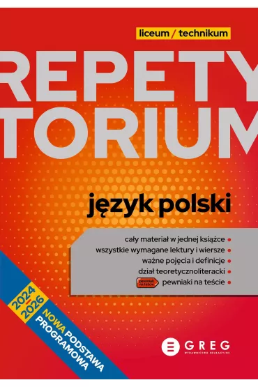 Repetytorium. Jzyk polski. Liceum i technikum