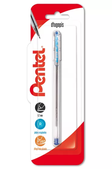 Pentel D�ugopisy SuperB BK77 niebieski