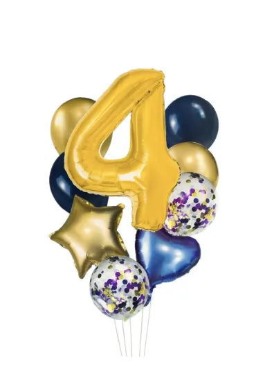 Mk Trade Zestaw balon�w cyfra 4 40-60 cm