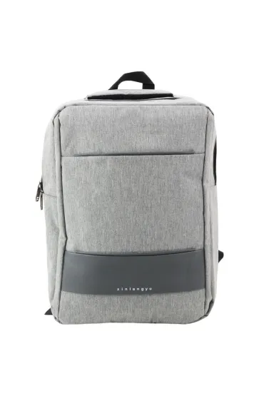 LeanToys Plecak biznesowy z USB szary 14L