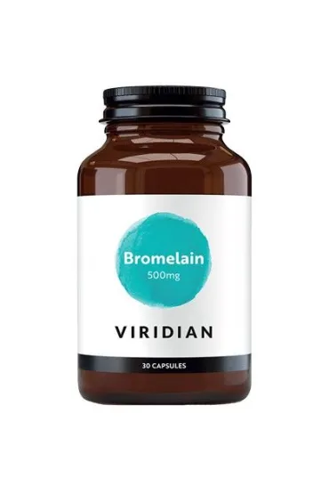 Viridian Bromelain - suplement diety 30 kaps.