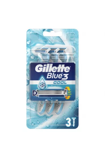 Gillette Blue 3 Cool jednorazowe maszynki do golenia dla m�czyzn 3 szt.