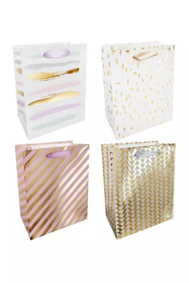incood. Torba prezentowa pastelowo-z�ota 18 x 23 cm