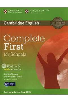 Complete First for Schools WB with Answers +Audio CD