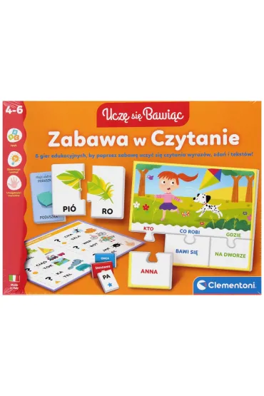 Zabaw w czytanie 4-6l CLEMENTONI 50425  CLM
