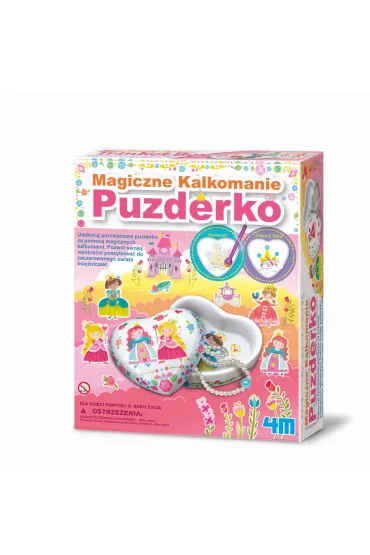 Magiczne kalkomanie - puzderko * 4M