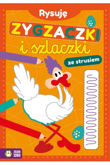 Rysuj� zygzaczki i szlaczki ze strusiem