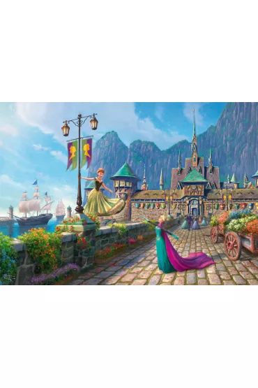 Puzzle 1000 el. PQ Thomas Kinkade Kraina Lodu Disney Schmidt - Thomas  Kinkade