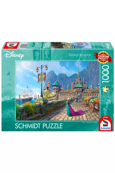 Puzzle 1000 el. PQ Thomas Kinkade Kraina Lodu Disney Schmidt - Thomas  Kinkade