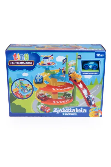 Flota miejska tiny Zje�d�alnia z autkiem Dumel