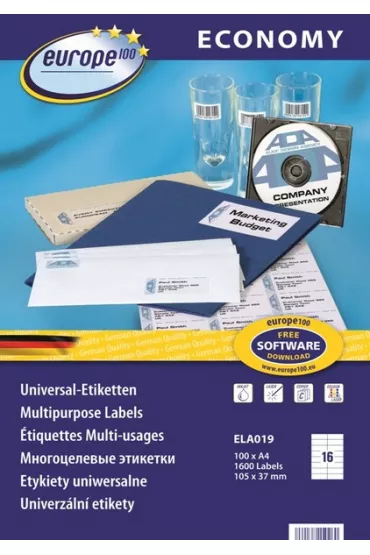 Avery Zweckform Etykiety samoprzylepne 105x37 mm 100 szt.