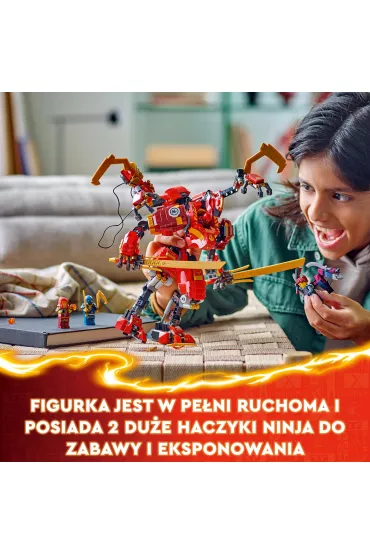 LEGO NINJAGO Wspinaczkowy mech ninja Kaia 71812