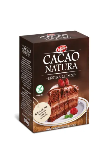 Celiko Kakao w proszku o obni�onej zawarto�ci t�uszczu ekstra ciemne 80 g