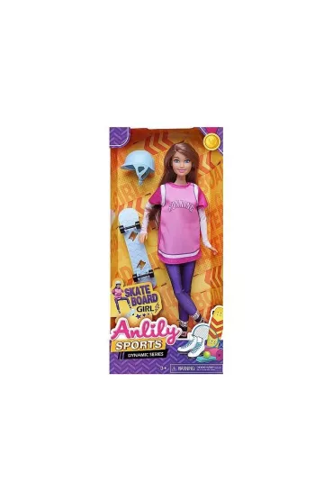 Lalka 29cm z deskorolk� Adar