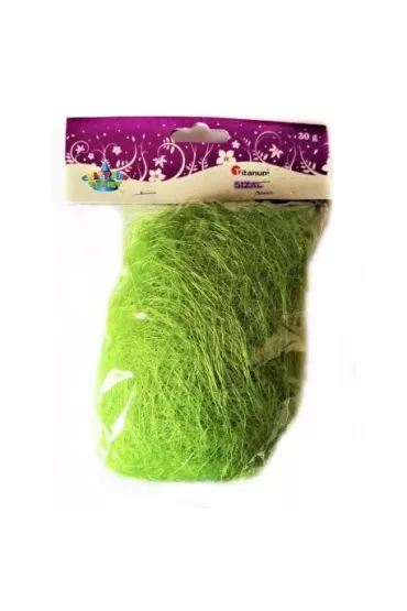 Titanum Sizal ozdoba dekoracyjna zielony 30g