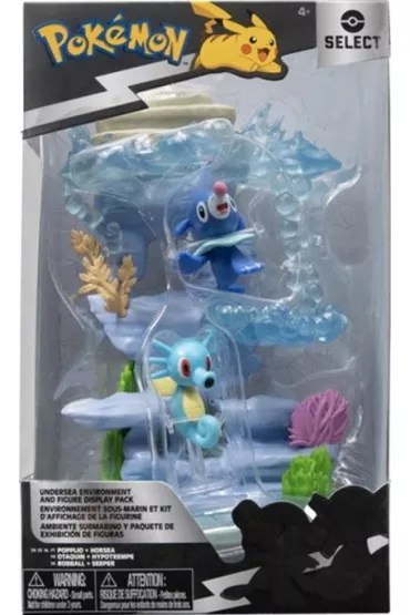 Pokemon Select Environment Zestaw Podwodny wiat Popplio Horsea 15 cm