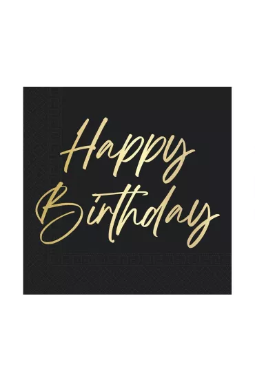 Procos Serwetki papierowe Happy Birthday 33x33cm