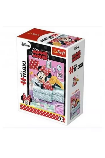 Puzzle 20 el. miniMAXI Ulubione zaj�cia Minnie 4 Trefl