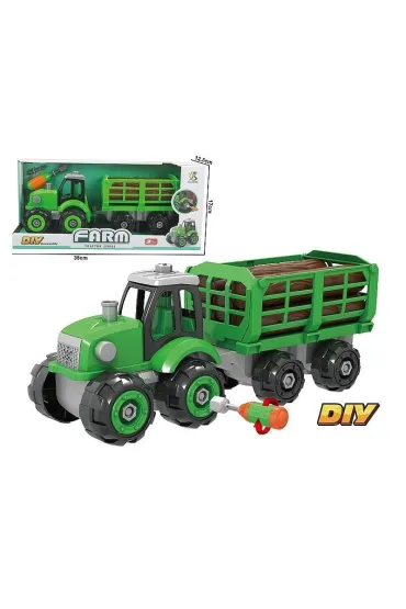 Traktor z przyczep� do skr�cania ze �rubokr�tem Adar